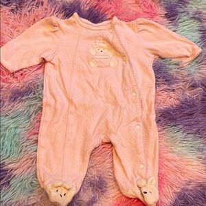 Little Me Pink Cozy Footie Pajama